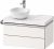Dulap baza suspendat Duravit Aurena 784 x 492mm pentru blat ceramic, cu doua sertare, orientare stanga, inclus portprosop, alb mat