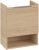 Dulap baza Villeroy & Boch Architectura cu o usa si raft, 430x520mm, orientare dreapta, stejar nordic