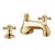 Baterie lavoar Kludi 1926 din 3 elemente, pipa 14.5cm, ventil pop-up, gold