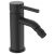 Baterie bideu Ideal Standard Ceraline, ventil metalic pop-up, negru mat