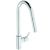 Baterie bucatarie Ideal Standard Gusto, 233mm, dus extractibil, pipa R rotativa, crom