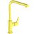 Baterie bucatarie Ideal Standard Gusto, 303mm, pipa tubulara L rotativa, brushed gold