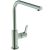 Baterie bucatarie Ideal Standard Gusto, 303mm, pipa tubulara L rotativa, silver storm