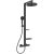 Coloana de dus Ideal Standard Ceratherm Alu+ cu baterie termostatata, negru