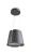 Hota insula Faber Beat F45, 720 m3/h intensiv, 45cm, gri inchis mat