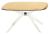 Masuta Kartell Blast design Philippe Starck, 80x80cm, h40cm, crom-bronz transparent