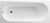 Cada rectangulara incastrabila Villeroy & Boch Oberon 170x70cm, compozit, alb