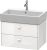 Dulap baza suspendat Duravit Brioso 684x442mm, cu doua sertare, alb lucios
