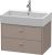Dulap baza suspendat Duravit Brioso 684x442mm, cu doua sertare, bazalt mat