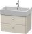 Dulap baza suspendat Duravit Brioso 684x442mm, cu doua sertare, taupe mat