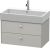 Dulap baza suspendat Duravit Brioso 784x442mm, cu doua sertare , gri ciment mat