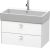 Dulap baza suspendat Duravit Brioso 784x442mm, cu doua sertare, alb mat, manere crom