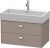 Dulap baza suspendat Duravit Brioso 784x442mm, cu doua sertare, bazalt mat, manere crom