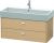 Dulap baza suspendat Duravit Brioso 984x442mm, cu doua sertare, stejar natur, manere crom