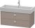 Dulap baza suspendat Duravit Brioso 984x442mm, cu doua sertare, bazalt mat, manere crom