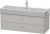Dulap baza suspendat Duravit Brioso 1184x442mm, cu doua sertare, gri ciment mat