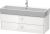 Dulap baza suspendat Duravit Brioso 1184x442mm, cu doua sertare, alb lucios