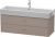 Dulap baza suspendat Duravit Brioso 1184x442mm, cu doua sertare, bazalt mat