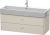 Dulap baza suspendat Duravit Brioso 1184x442mm, cu doua sertare, taupe mat