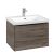 Dulap baza suspendat Villeroy & Boch Subway 3.0 622x429x478 mm cu un singur sertar, Stone Oak, maner Volcano Black
