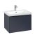 Dulap baza suspendat Villeroy & Boch Subway 3.0 622x429x478 mm cu un singur sertar, Marine Blue, maner Volcano Black