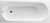 Cada rectangulara incastrabila Villeroy & Boch Oberon 160x75cm, compozit, alb