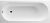 Cada rectangulara incastrabila Villeroy & Boch Oberon 170x75cm, compozit, alb