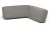 Perna colt spatar canapea exterior Nardi Maximo 92x35cm, gri Lava Sunbrella