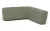 Perna colt spatar canapea exterior Nardi Maximo 92x35cm, verde Timo Sunbrella