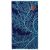 Prosop de plaja Descamps Voyage Aquatique 100x180cm Albastru Marin