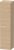 Dulap inalt suspendat Duravit D-Neo 400x360x1760mm, cu o usa, stejar natur