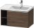 Dulap baza Duravit D-Neo 784x440mm, un sertar si raft stanga, nuc inchis decor