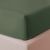 Cearceaf de pat cu elastic Descamps Unis Percale 94 160x200cm, Verde Fougere
