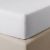 Cearceaf de pat cu elastic Descamps Unis Percale 94 200x200cm, Gri perla