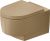 Vas wc suspendat Duravit Balcoon 37x54cm, Rimless, DuraShield, terra mat