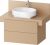 Dulap baza Duravit Balcoon 80x57cm, doua sertare cu inchidere lenta, terraccino mat