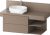 Dulap baza Duravit Balcoon 120x57cm, doua sertare cu inchidere lenta, orientare stanga, umbra mat