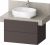 Dulap baza Duravit Balcoon 80x57cm pentru consola Mineral, doua sertare cu inchidere lenta, maro mat