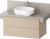Dulap baza Duravit Balcoon 100x57cm pentru consola Mineral, doua sertare cu inchidere lenta, sand beige mat