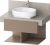 Dulap baza Duravit Balcoon 80x57cm pentru consola Mineral, un sertar cu inchidere lenta, umbra mat