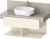 Dulap baza Duravit Balcoon 100x57cm pentru consola Mineral, un sertar cu inchidere lenta, ivory mat