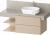 Dulap baza Duravit Balcoon 120x57cm pentru consola Mineral, doua sertare cu inchidere lenta, orientare dreapta, sand beige mat