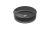 Lavoar rotund tip bol Besco Enya d 36cm, ResiCast, transparent, ventil click-clack crom, Carbon Grey