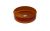 Lavoar rotund tip bol Besco Enya d 36cm, ResiCast, transparent, ventil click-clack crom, Earth Rust