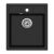Chiuveta bucatarie Teka Estella 45 S-TQ 1B, 460x515mm, tegranit Schwarzmetallic