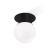Plafoniera sfera Decor Walther Globe, E27 max 60W, IP44, negru mat