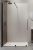Cabina de dus tip Walk-in Radaway Furo Black 120 cm, orientare stanga