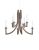 Candelabru Kartell Khan design Philippe Starck, d 77cm, 8x max 5W E14, bronz mat