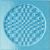 Faianta Iris Citta di Faenza 15x15cm, 10mm, Azzurro Decoro Glossy