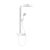 Coloana de dus Hansgrohe Raindance E 300 1jet EcoSmart cu baterie termostatata ShowerTablet 350, alb mat